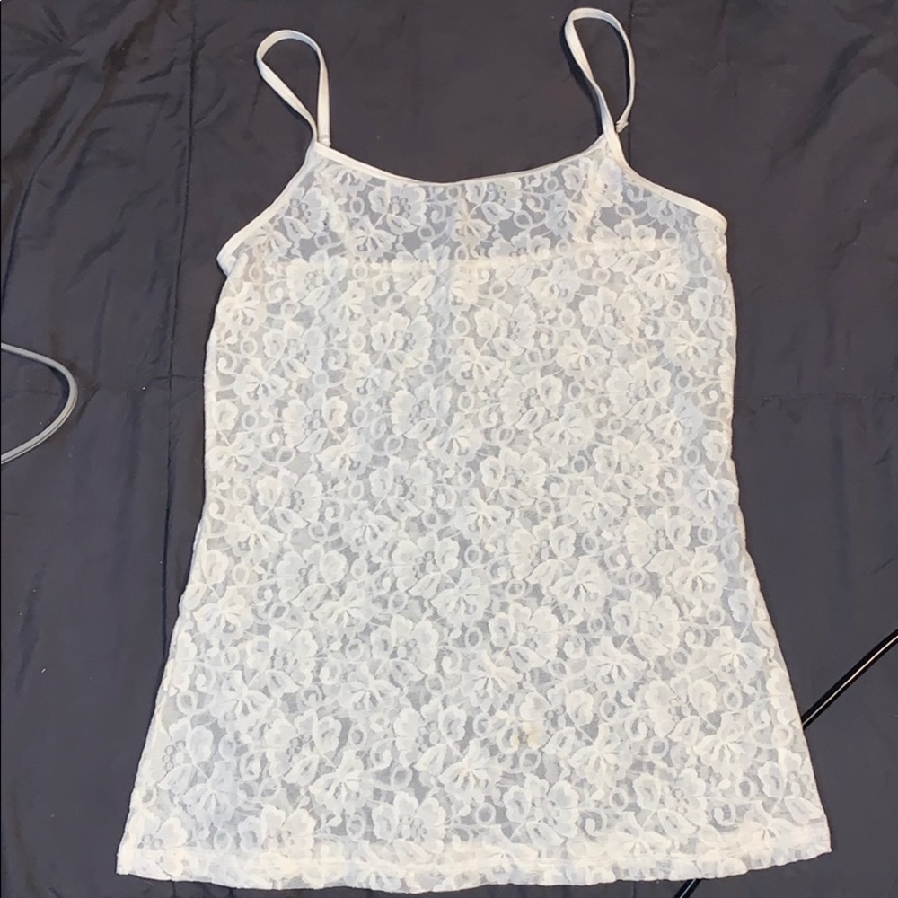 Lace Overlay Tank Top *FREE W/ BUNDLE*
